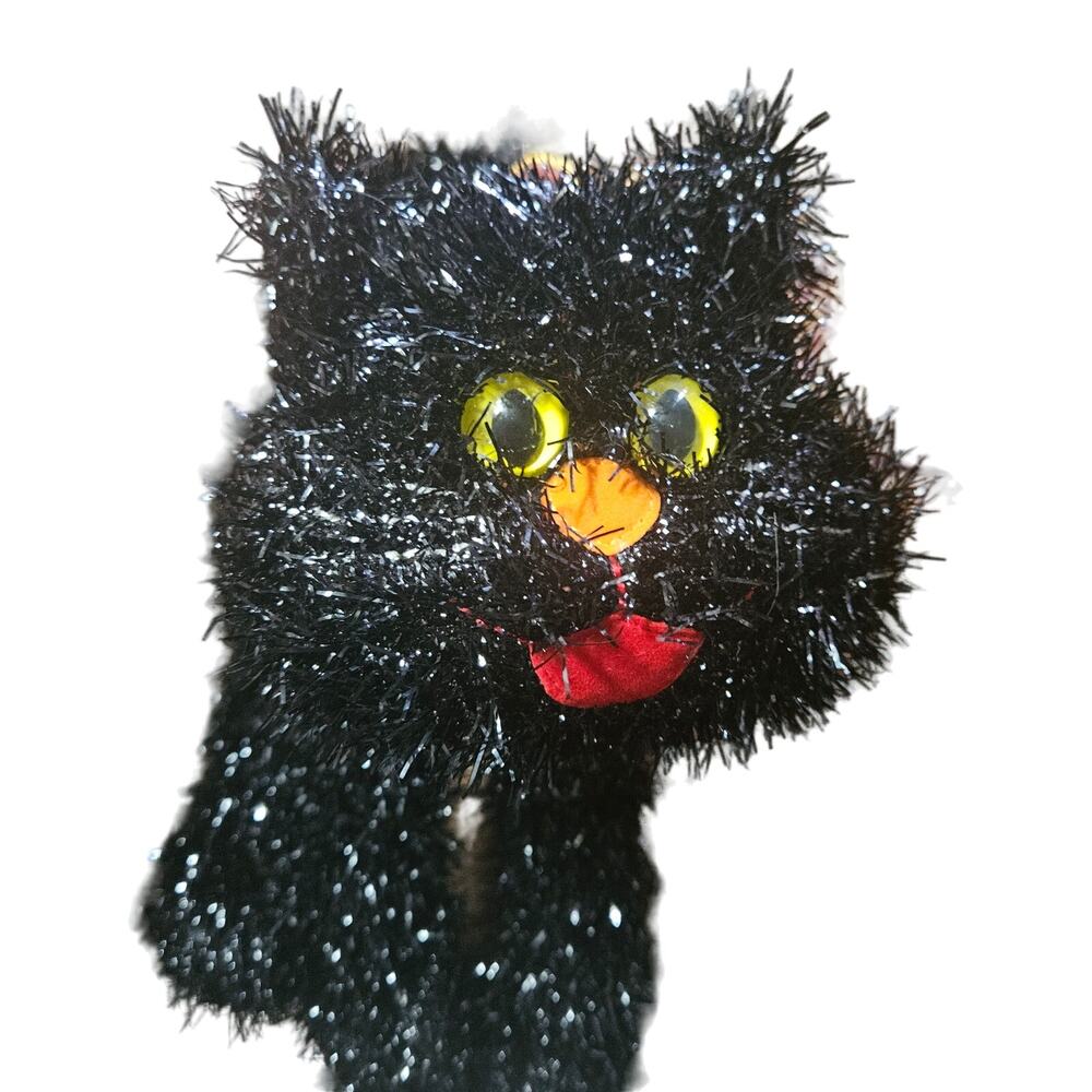 Hug & Luv Plush Black Cat Stuffed Animal Halloween
